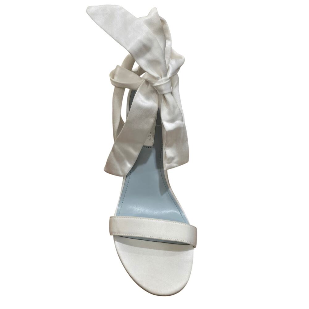Nine West Women's Kelsie Ankle Wrap Sculpted Heel Sandals Size 6 - Picture 7 of 9